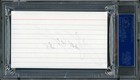 Walter Payton Autographed Signed 3x5 Index Card Chicago Bears Psa dna 64589