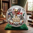World Cup 2026 Challenge Coin Fifa North America Legacy Soccer Fan Gift