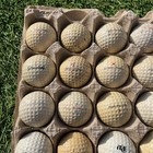 Vintage Antique Golf Ball Lot Of 30 Balls Kro-flite Top Flite Pro Staff Hogan