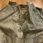 1940   s Miners Mining Jacket Wet Drilling Work Wear Navy Style Parka Repurposed 