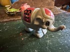 Nice Vintage 1960 s Marx Plastic Circus Elephant  Ramp Walker