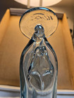 Vtg  Mcm Stylized Praying Virgin Mary Handmade Glass Sculpture 