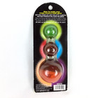 Oglo Sports Glow In The Dark Mega Bounce Balls Toy - 3 Sealed In Pkg - 2011 New