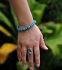 Tibetan Prayer Mala Embedded Medicine Bracelet Yoga Healing Beads Adjustable Wri