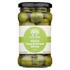 Divina Castelvetrano Pitted Olives 4 9 Oz Drained Jar From Sicily Snack 6 Pack