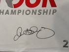 Rory Mcilroy Signed 2025 Pga Tour Championship Golf Pin Flag Masters Win Year