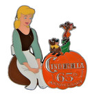 Cinderella 65th Anniversary Individual Disney World Park Trading Pin   Brand New