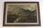 Mystery Artist Antique 19th Century Painting Landscape River Stream Masterful 