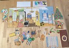 Vintage Lot The Ginghams Paper Doll Play Sets    Little Golden Book