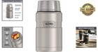 24 Oz Matte Steel Food Jar With Insulated Lid - Ideal For Outdoor Adventures