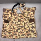 Vintage Cabelas Overall Bibs Men 4xl Duck Camo Waterfowl Hunting See Description