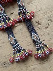 Vintage Kuchi Beaded Evil Eye Tassel Tribal Adornment  20662 