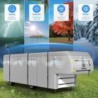 Heavy Duty Travel Trailer 5th Wheel Rv Cover 33-37ft  8 Layers Breathable Wat   