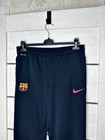 Nike Fc Barcelona 2014-15 Squad Training Soccer Pants Navy pink Men s Size S Y2k