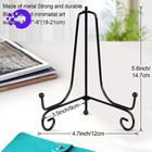 4 Pack Plate Stands For Display Plate Holder 6 Inch Picture Frame Stand Of Met