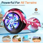 6 5  Led Wheels   Headlight Hoverboard Electric Led Self-balancing Scooter New
