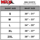 Mma Shorts Grappling Ufc Boxing Muay Thai Mens Cage Fight Trunks Slim Fit Mrx 