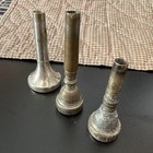 Vintage Silver Conn 7c Trumpet Mouthpiece Pre-owned Set Of 3