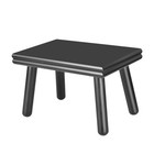Small Step Stool  Ultra Sturdy Wooden Stool  13 38   8 7   8 7  Diy Small Black