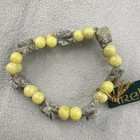 Vintage Connemara Marble Bracelet Irish Signed Stretch 7   