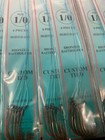 5 Pks - Size 1 0 Snelled Bait Hooks - 60 Total Hooks - Dolphin Brand