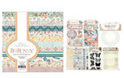 Bo Bunny Early Bird Paper Craft Kit Doilies Stamp Foil Transfers Chipboard New