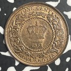 1861 Nova Scotia Large Cent Lot t3615 Beautiful Detail  Cleaned