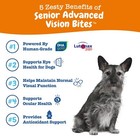 Zesty Paws Senior Vision Bites 90 Count Daily Eye Care Soft Chews For Dogs
