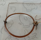 Shur-on Antique Glasses Gold Filled Gf Pince Nez With Ear Hook