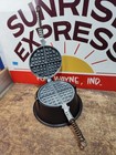  fully Restored  Griswold Cast Iron Waffle Iron  88 High Base Seasoned 