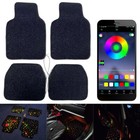 Fiber Optic Starlight Car Mats Star Light Led Rugs With App   Remote Control