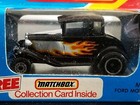 Matchbox Ford Model A   1986   Mb 73   Rare Unpunched Collection Card Blue Box