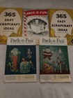 Lot Of 5 Vintage Pack-o-fun Scrap Craft Magazines 1959-1963 Holiday Issues 