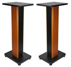 Rockville Rht28c 28  2-tone Bookshelf Speaker Stands Surround Sound Home Theater
