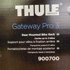 New - Thule Gateway Pro 3 Trunk Mount Bike Rack P n 900700 3 Bike Free Shipping 