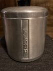 Vintage Kitchen 6 Aluminum Ware Tea Coffee Sugar Flour Grease Canister Set 