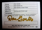 Don Garlits Signed autographed - Top Dragster International Motor Sports Hof