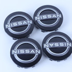4pcs Black Wheel Center Caps For 2022-2025 Frontier Kicks Leaf Pathfinder Rogue