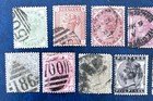 Great Britain 78-87   Queen Victoria Qv Stamps   Complete Set   Used   Fault