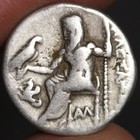Ancient Greek Alexander The Great Coin Silver Drachm 310bc Heracles Zeus Vf