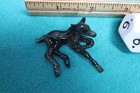 Hagen Renaker Tn Tennessee Lying Foal Black Dark Gray Ceramic Horse