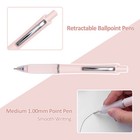 Ball Point Pen Black Ink Ballpoint Pens With Super Soft Grip Medium Point 1 0   