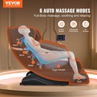 Vevor Full Body Massage Chair Zero Gravity 3d Shiatsu Recliner With 6 Modes