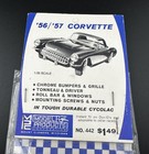 Vintage Mpc  56  57 Corvette Model Kit No  442  1 25 Slot Car Body Kit  Sealed