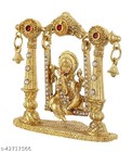 3  Elrgant Lord Ganesha Jhula Hindu God Idol   Murti  statue Diwali Home Temple