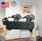 Sculpture Family Elephant Decor  17  Long  Large Elephant Statue                               