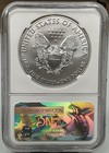 Burnished 2017 W  1 Silver Eagle Er Ngc Ms70 West Point Gold Star