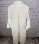 Vtg Cokesbury Cream Clergy Religious Vestment Alb Robe Zipped Size Large L