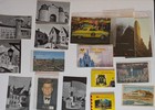 Large Vintage Ephemera Lot Ads Travel Postcards Photos Disney Mets Jfk