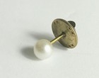 Men s Pearl Tie Tack Lapel Pin